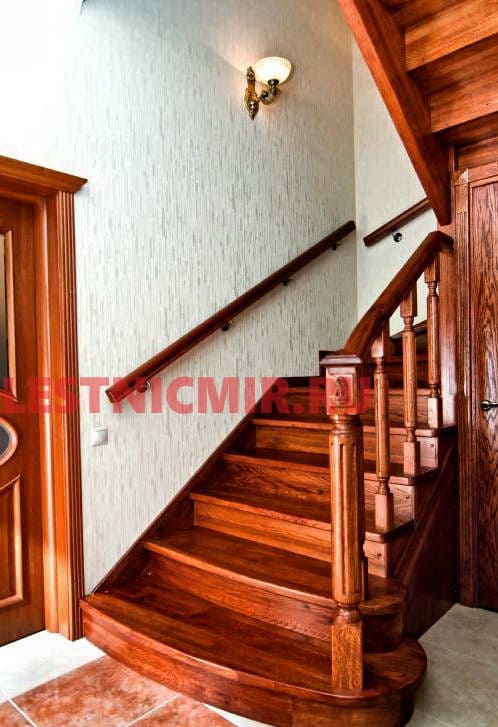 Лестница на второй этаж в частном доме своими руками - схема как сделать