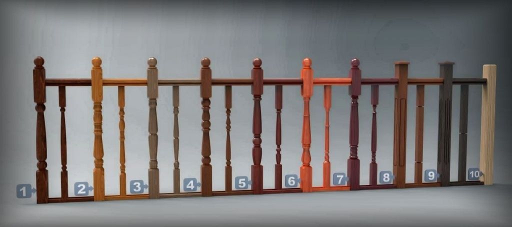 Балясины для лестниц: различные варианты и их особенности